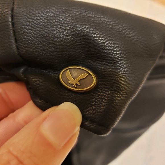 Epoch Faux Leather Newsboys Hat Black size Large - Picture 6 of 6